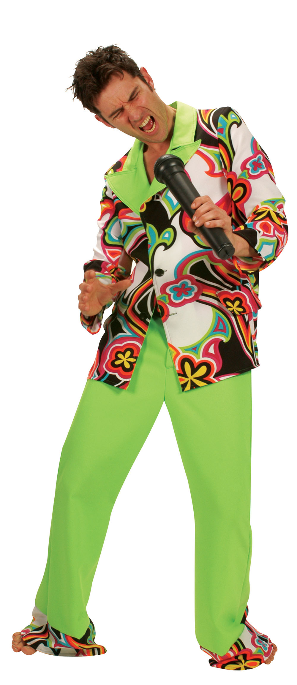 Disco Hippy 2pc Lime Trousers 56/58